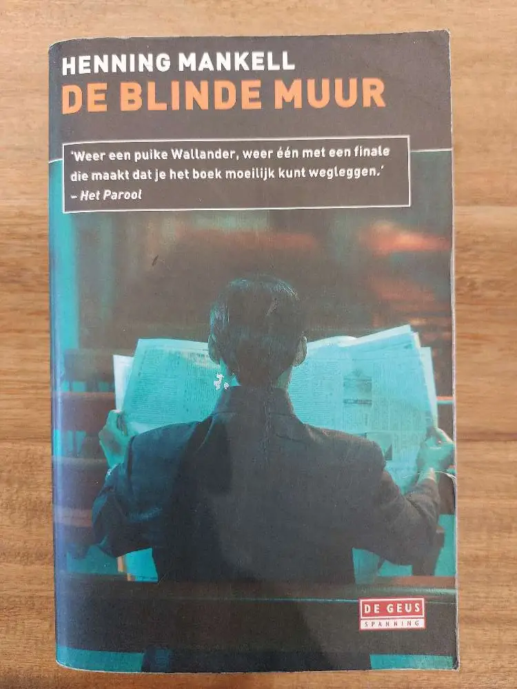 Boek blinde muur